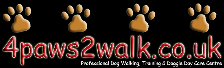 4 paws 2 walk.co.uk logo